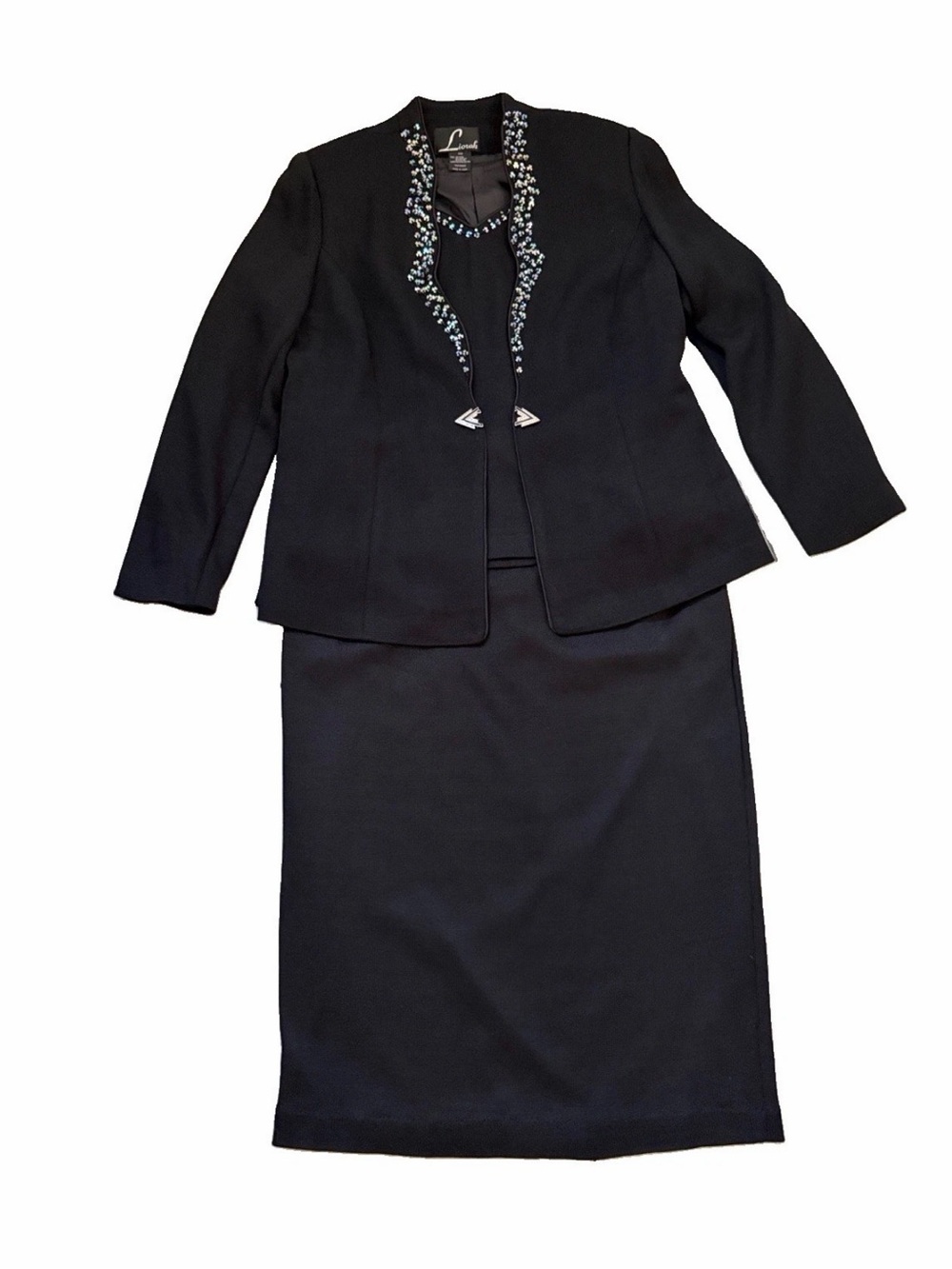 Liorah knit collection 3pcs set suit in black